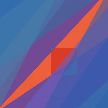 Out of the Blue, a limited edition quality Giclee print, abstract art by Iain Dryden, featured UK artist for June 2025.